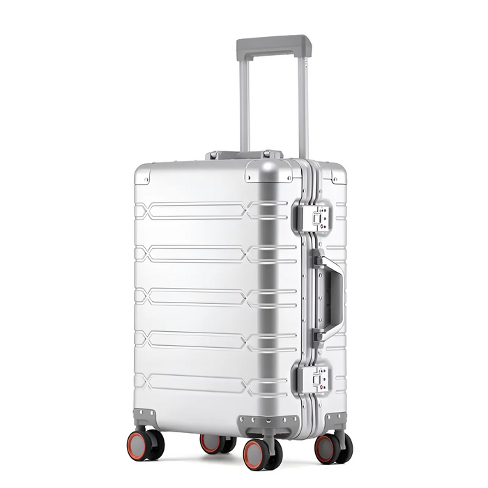 Aluminum Suitcas Large Capacity Durable Luggage TSA Locks