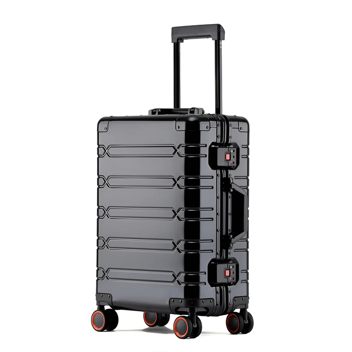 Aluminum Suitcas Large Capacity Durable Luggage TSA Locks
