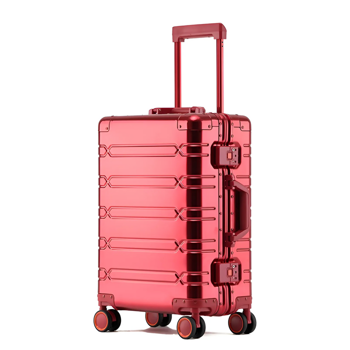 Aluminum Suitcas Large Capacity Durable Luggage TSA Locks