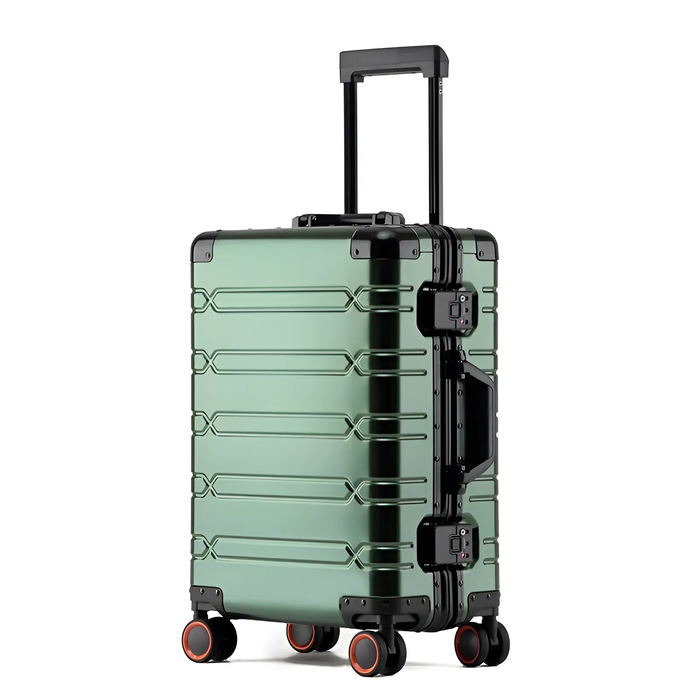 Aluminum Suitcas Large Capacity Durable Luggage TSA Locks